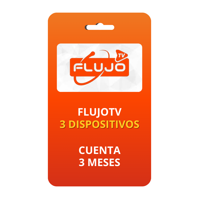 Flujotv 3 meses